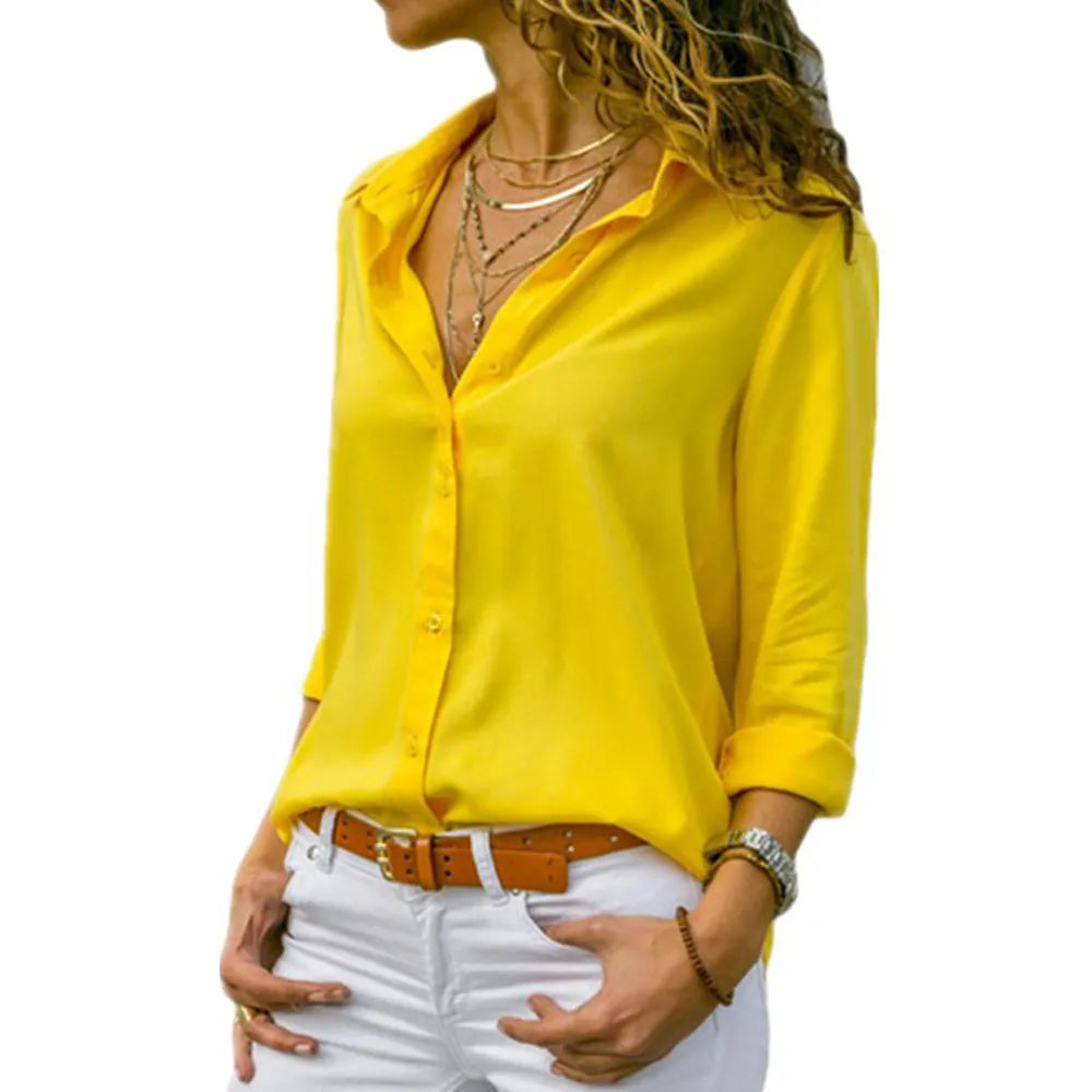 The Autumn Chiffon Blouse