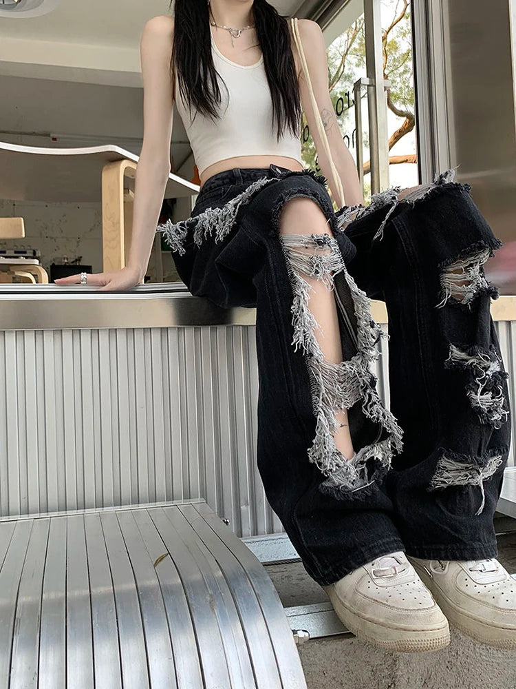 
                  
                    The Harajuku-Inspired Ripped Jeans
                  
                