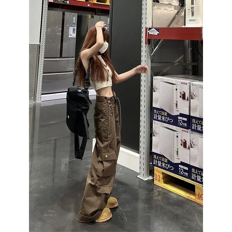 
                  
                    The Korean Style Vintage Cargo Pants
                  
                