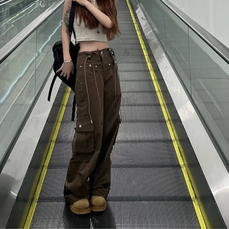 The Korean Style Vintage Cargo Pants