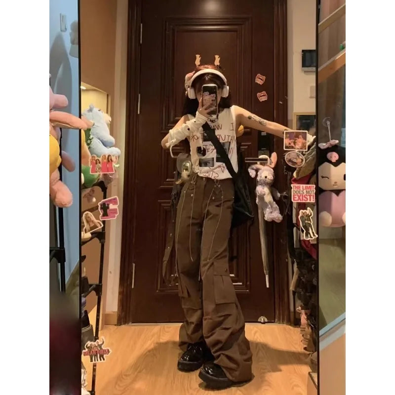 
                  
                    The Korean Style Vintage Cargo Pants
                  
                