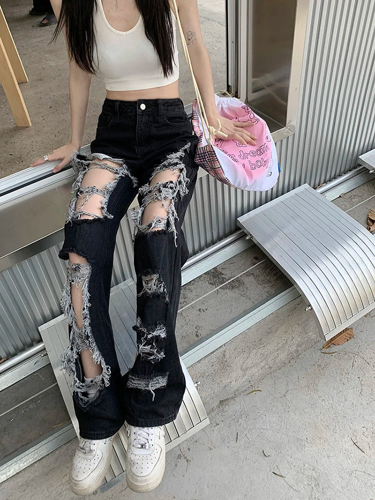 
                  
                    The Harajuku-Inspired Ripped Jeans
                  
                