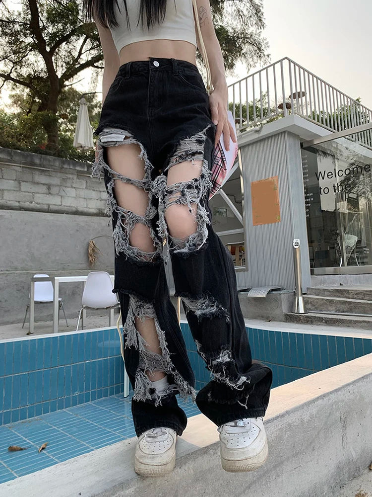 
                  
                    The Harajuku-Inspired Ripped Jeans
                  
                